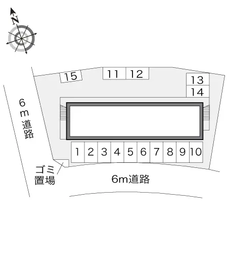 ★手数料０円★掛川市天王町　月極駐車場（LP）